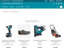 Tablet Screenshot of herramientaprofesional.com